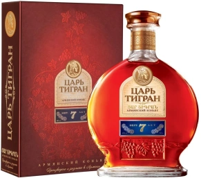 Коньяк Царь Тигран, 7 лет, 0.7 л (п/у)