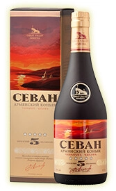 Коньяк Севан, 5 Stars, 5 лет, 0.7 л (п/у)