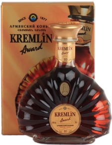 Коньяк Kremlin Award, 10 лет, 0.5 л (п/у)