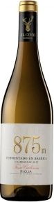Вино 875m Finca Carbonera Chardonnay, El Coto, DOC, 2017, 0.75 л