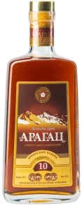 Коньяк Арагац, 10 лет, 0.5 л