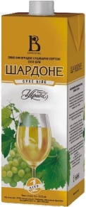 Вино Шардоне, Винлюкс, 1 л