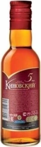 Коньяк Киновский, 5 zvezd, 5 лет, 0.1 л