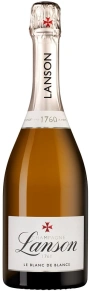 Шампанское Le Blanc de Blancs Brut, Lanson, AOC, 2020, 0.75 л