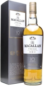 Виски Fine Oak, Macallan, 10 лет, 0.7 л (п/у)