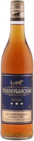 Коньяк Новокубанский, 3 zvezdy, 3 года, 0.5 л
