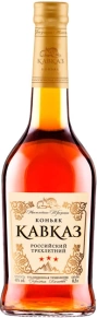 Коньяк Кавказ, 3 Stars, 3 года, 0.5 л