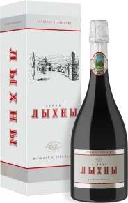 Игристое вино Белое Брют, Лыхны, 0.75 л, (п/у)