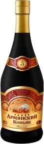 Коньяк Армянский коньяк, 5 Stars, 5 лет, 0.5 л