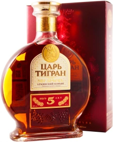 Коньяк Царь Тигран, 5 лет, 0.7 л (п/у)