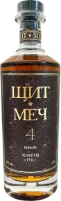 Коньяк Щит и Меч, 4 года, 0.5 л