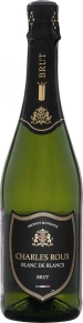 Игристое вино Blanc de Blancs Brut, Charles Roux, AOC, 0.75 л
