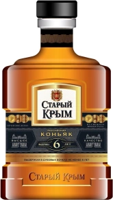 Коньяк Старый Крым, KV, 6 лет, 0.5 л