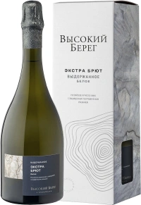 Игристое вино Классика Белое Экстра Брют, Высокий Берег, 0.75 л, (п/у)