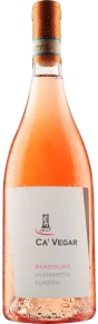 Вино Ca'Vegar Bardolino Chiaretto Classico, Cantina Castelnuovo del Garda, DOC, 0.75 л