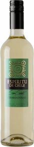 Вино Chardonnay Semi Sweet, Espiritu de Chile, DO, 0.75 л