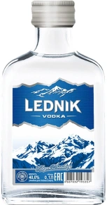 Водка Ледник, 0.1 л
