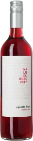 Вино Malbec Rose, Punto Final, 2017, 0.75 л