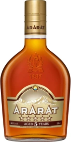 Коньяк Арарат, 5 stars, 5 лет, 0.2 л
