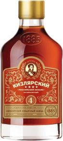 Коньяк Кизлярский, 4 звезды, 4 года, 0.1 л