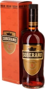 Бренди 8, Soberano, Солера, 5-8 лет, 0.7 л (п/у)