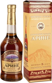 Коньяк Арине, 5 stars, 5 лет, 0.5 л (п/у)