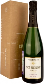 Шампанское Genereuse Brut Nature, Pinot-Chevauchet, AOC, 2015, 0.75 л (п/у)
