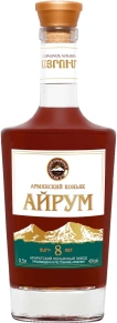 Коньяк Айрум, 8 лет, 0.5 л (п/у)