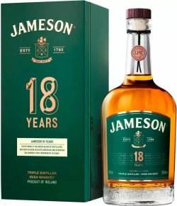 Виски Jameson, 18 лет, 0.7 л (п/у)