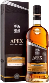 Виски Apex Peated Bourbon Cask, M&H, 3 года, 0.7 л (п/у)