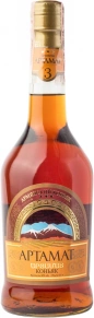 Коньяк Артамат, 3 zvezdy, 3 года, 0.5 л