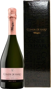 Игристое вино Conde de Haro Brut Rose, Muga, DOC, 2021, 0.75 л (п/у)