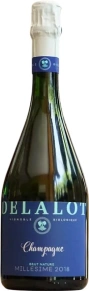 Шампанское Millesime Brut Nature, Champagne Delalot, AOC, 2018, 0.75 л