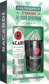 Ром Carta Blanca, Bacardi, 6 месяцев, 1 л (п/у)