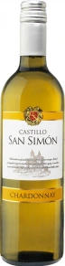 Вино Chardonnay, Castillo San Simon, DO, 0.75 л