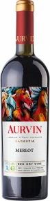 Вино Merlot, Aurvin, IGP, 2022, 0.75 л
