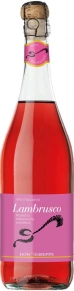 Игристое вино Lambrusco dell'Emilia Rosato Amabile, Don Giuseppe, IGT, 0.75 л