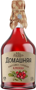 Ликер Клюква, Домашняя, 0.5 л