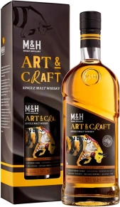 Виски Art & Craft Doppelbock Beer Casks, M&H, 3 года, 0.7 л (п/у)