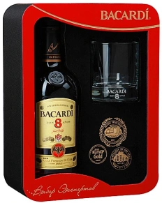 Ром Bacardi, 8 лет, 0.7 л (п/у)