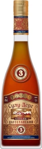 Коньяк Сулу-Дере, 3 zvezdy, 3 года, 0.5 л