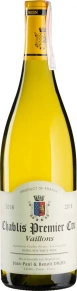 Вино Chablis Premier Cru Vaillons, Jean-Paul & Benoit Droin, AOC, 2018, 0.75 л
