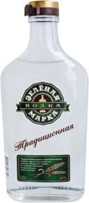 Водка Традиционная, Зелёная Марка, 0.25 л