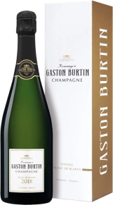 Шампанское Blanc de Blancs, Gaston Burtin, AOC, 2018, 0.75 л (п/у)