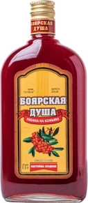 Ликер Рябина с Коньяком, Боярская Душа, 0.5 л