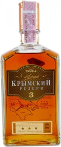 Коньяк Крымский Резерв, 3 Stars, 3 года, 0.5 л