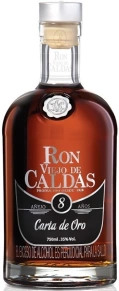 Ром Carta de Oro, Viejo de Caldas, 8 лет, 0.7 л (п/у)