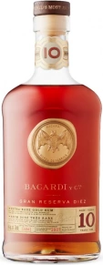 Ром Gran Reserva Diez, Bacardi, 10 лет, 0.7 л (п/у)