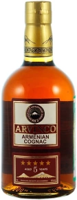Коньяк Arvinco, 5 zvezd, 5 лет, 0.5 л