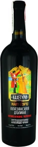 Вино Алазанская Долина Красное Полусладкое, Кахетури, 0.75 л
